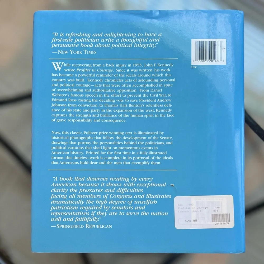 John F Kennedy Profiles in Courage Hardcover Book